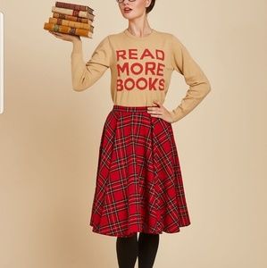 Joanie Clothing Shirley Tartan Circle Skirt